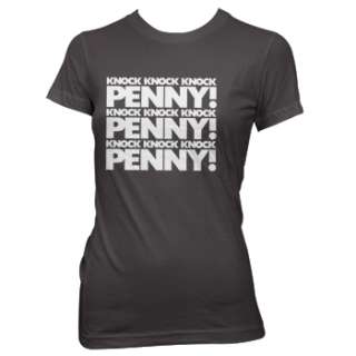 Knock Knock Penny t shirt sheldon Big Bang Theory WOMEN  