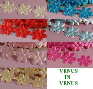 NEW 3 YARDS OF FLOWER RIBBON 3/4 CHOOSE YOUR COLOR  