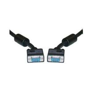   VGA Monitor Cables, Black, with Ferrite Interference Bead Electronics