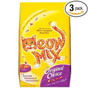 Meow Mix Original Choice, 3.5 Pounds (Pack of 3)  Grocery 