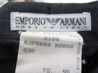 EMPORIO ARMANI Gray Wool Dress Pants Slacks Size 40  