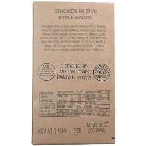 Chicken Thai MRE (Meals Ready to Eat) Qty. Of 18  Grocery 