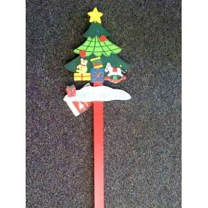  Christmas Wooden Yard Stakes