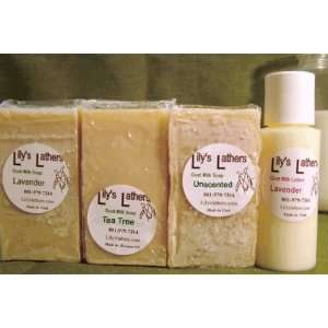  Baby Specialty Pack Lilys Lathers Goat Milk Soap & Lotion 