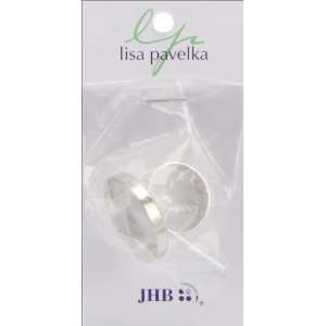  New   Lisa Pavelka Ring Form, Silver Round by JHB Patio 