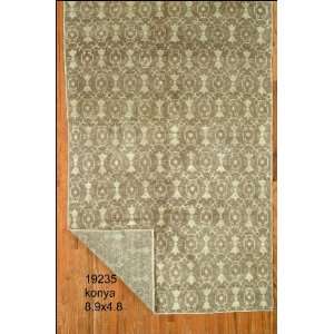  4x8 Hand Knotted Konya Turkey Rug   48x89