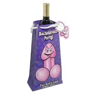  Bachelorette Happy Dicky Wine Bag 
