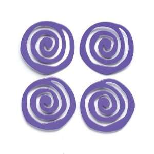  Embellish Your Story Purple Swirl Magnets