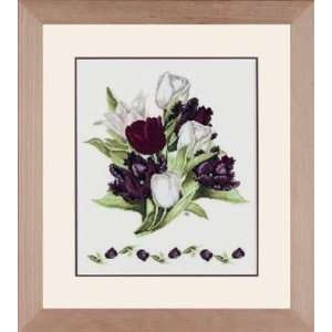  Black Tulips, Cross Stitch from Lanarte Arts, Crafts 