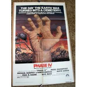  Phase IV   Original Movie Poster   27 x 41 Everything 
