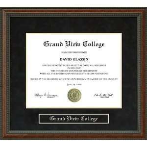  Grand View College (GVC) Diploma Frame