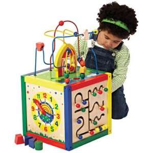  Wooden Activity Cube Toys & Games