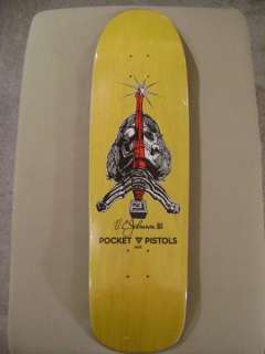 Pocket Pistols VCJ ARTIST TRIBUTE Skateboard YELLOW  