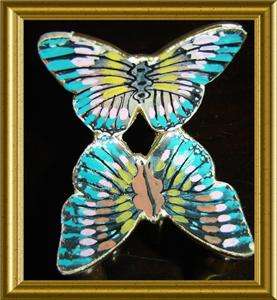   ORIGINAL FIRMADA* de mariposa de la hoja de oro de Friedeberg Pedro
