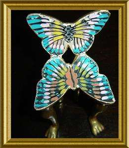   ORIGINAL FIRMADA* de mariposa de la hoja de oro de Friedeberg Pedro