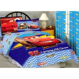  Disney Pixar Cars Comforter Twin bed in a bag with drapes 