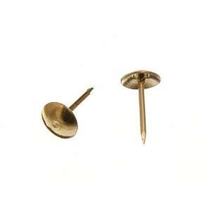UPHOLSTERY NAIL FURNITURE STUD TACK 9MM X 16MM EB BRASS PLATED ( pack 