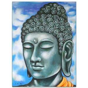  Poitillism Buddha~Bali Paintings~Acrylic On Canvas~New 