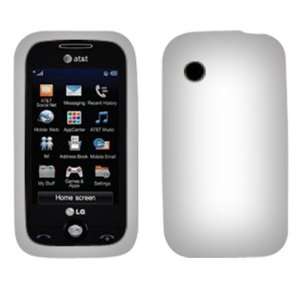  Solid White Silicone Skin Gel Cover Case For LG Prime 