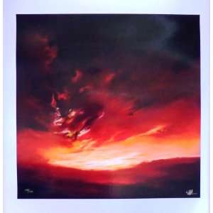  Richard Rowan Scarlet Skies I LIMITED EDITION 23 x 23 