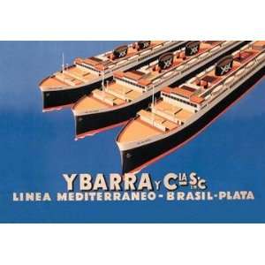    Brazil Plata Cruise Line 20x30 poster 
