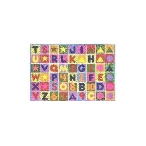   Numbers & Letters 53x76 Play Time Nylon Area Rug TSC 137 5376 Baby