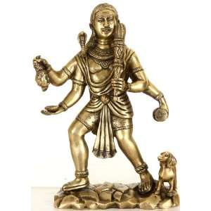  Batuk Bhairava   Brass Sculpture
