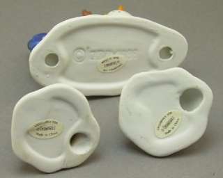 Lemax Set of 3 Snow Village Accessories Porcelain 82251  
