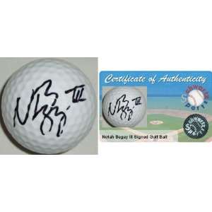 Notah Begay Signed Golf Ball 