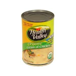 Heath Valley Natural Foods Organic Cream Chicken Soup ( 12x14.5 OZ 