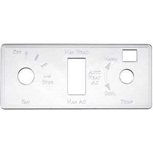  Kenworth Sleeper Heater/ AC Control Switch Plate, S.S 