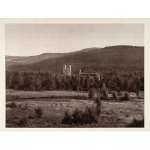  1926 Balmoral Castle Scotland Photogravure Architecture 