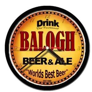  BALOGH beer and ale wall clock 