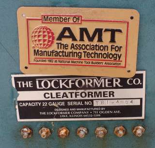 LockFormer Triplex CleatFormer 22 Gauge + Scrap Cutter  