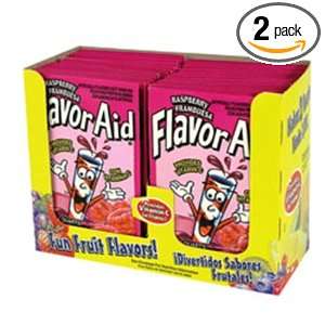 Flavor Aid Drink Mix, Raspberry, 48 Count (Pack of 2)  
