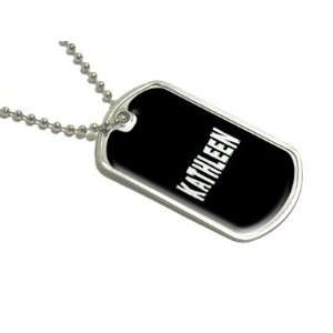  Kathleen   Name Military Dog Tag Luggage Keychain 