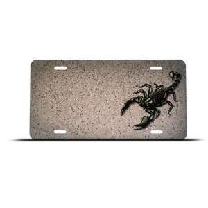  Scorpio Spider Novelty Airbrushed Metal License Plate Sign 