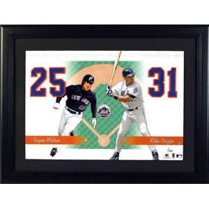  Mike Piazza and Kazuo Matsui New York Mets Unsigned Dual 