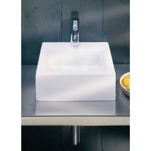  Domino Vessel or Wall Mount Sink in White