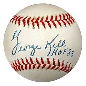  George Kell HOF 83 Autographed / Signed Baseball Sports 
