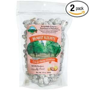   Orchards Orange Honey DuChilly Hazelnuts, 13 Ounce Pouches (Pack of 2