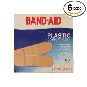  Band aid Plastic One Size Johnson & Johnson 60 in a Box 