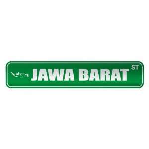   JAWA BARAT ST  STREET SIGN CITY INDONESIA