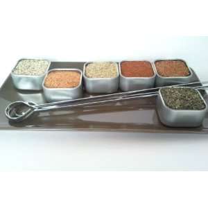 Magnetic BBQ Dry Rub Spice Kit Grocery & Gourmet Food