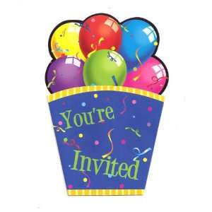  Rave Pop Up Invitations 8 Pk