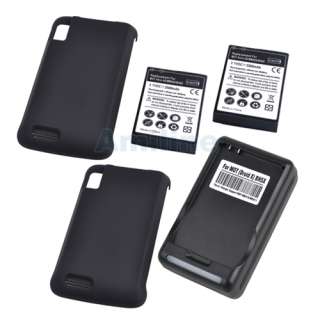   3500mAh Extended Battery + Charger for Motorola Atrix 4G MB860  