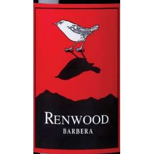   2008 Renwood Winery Red Label Barbera 750ml Grocery & Gourmet Food