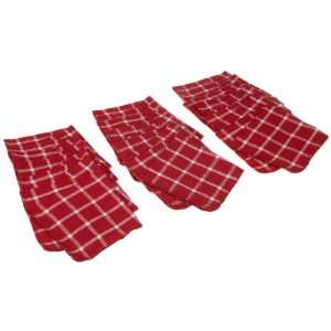  Kane Home Products Ribbon Red Woven Dishcloth, Set of 18 