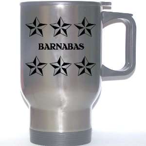  Personal Name Gift   BARNABAS Stainless Steel Mug (black 