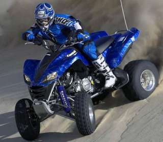 BLUE Shock Covers Kawasaki RACING KFX 700 KFX700 ATV